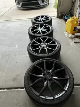 G1ev1007c1a Ford 2017 Focus Rs Forged Wheel And Tire Set Of 4 19x8 With 235/35zr19 Oem