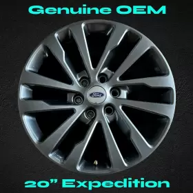 Jl141007ha Ford Clean 20 Inch Wheel And Free Center Cap For Expedition 2018-2021 Gray Oem Rim