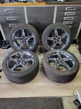 M-1007-c58 Ford 94-04 Racing Oem Chrome 1995 Cobra Inch R Wheel Motorsport Rim 1994