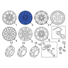 Pc3z1007b Ford Oe For F-350 Super Duty 2023-2024 Wheel