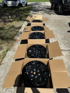 M1007kdc1785a Ford Oem 17 Inch Bronco Badlands Black Factory Stock Wheels Rims Sasquatch Beadlock