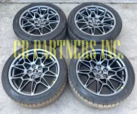 Pr3j-1007-ea Ford 2015-2025 New Takeoff Original Mustang Dark Gray Staggered 19 Inch Wheels Tires