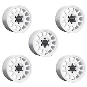 Ford Racing M-1007k-m1785w Method Wheel 17x8.5 Inch Oxford White Set Of 5 Bronco 2021-2024