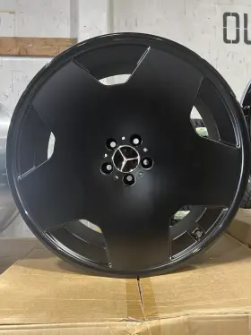 Fm10241043 Forged 40 24 Inch Satin/gloss Black Wheels Rims Fits Mercedes Gl Gle Gls Maybach 5x112