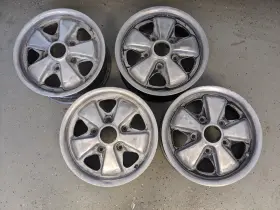 90136101600 Fuchs Used 1969 1970 Wheels 5.5jx14 Forged Aluminum Set Of 4