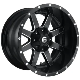 D53824829245 Fuel 1pc Maverick Matte Black Milled 24x8.25 Inch Rim 8x200 -227 Offset Each