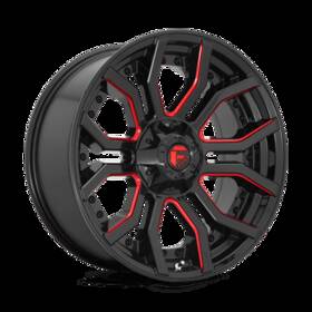 Fuel 1pc D71220909850 4 - D712 Rage 20x9 6x135/6x139.7 Black 1mm