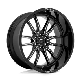 D76124208947 Fuel 1pc 24x12 D761 Clash 6x135 Black -44mm