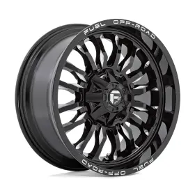 D79520008247 Fuel 1pc 4 New 20x10 D795 Arc Gloss Black Milled 8x165.1 8x6.5 Et-18 Wheel Rim