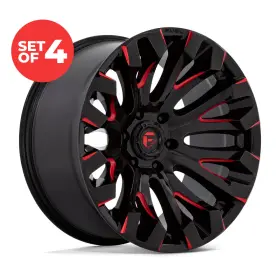 D82920907550 Fuel 1pc Set Of 4 D829 Quake Wheels 20x9 5x5.0 1 For Jeep Gladiator