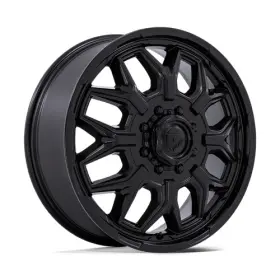 D871228217 Fuel 1pc 22x8.25 D871 Flux Dually 8x170 Black 104mm