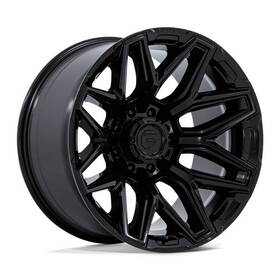 Fuel 1pc Fc854bx20108818n 20x10 Flux 8x180 Black Wheel -18mm