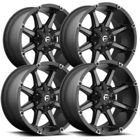 D55620007050 Fuel 4 D556 Coupler 20x10 5x5.5 Inch /5x150 -12mm Black/tint Wheels Rims 20