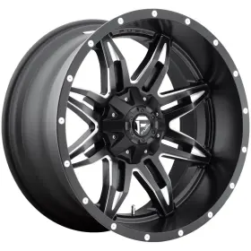 D56715008337 Fuel D567 Lethal 15x10 6x5.5 Inch -43mm Black/milled Wheel Rim 15