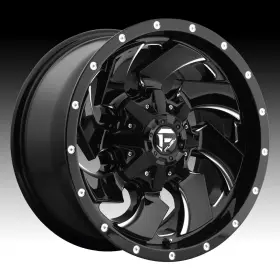 D57420208247 Fuel D574 Cleaver Gloss Black Milled 20x12 8x6.5 -44mm