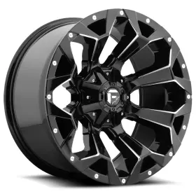 D57620901750 Fuel D576 Assault 20x9 8x170 1mm Black/milled Wheel Rim 20 Inch