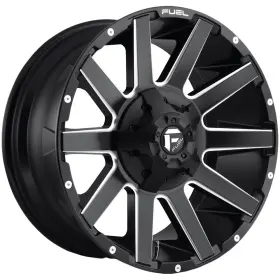 D61622007047 Fuel D616 Contra 22x10 5x5.5 Inch /5x150 -18mm Black/milled Wheel Rim 22