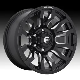 D67320901857 Fuel 4/fuel D673 Blitz Gloss Black Milled 20x9 8x180 20mm