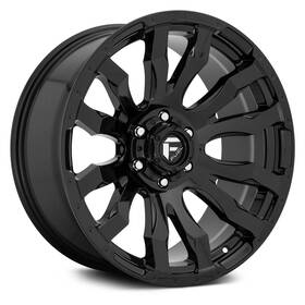 Fuel D67518905657 D675 Blitz Wheels 18x9 20 5x150 110.1 Black Rims Set Of 4