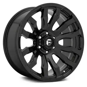 D67518905657 Fuel D675 Blitz Wheels 18x9 20 5x150 110.1 Black Rims Set Of 4