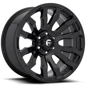 D67520901857 Fuel D675 Blitz 20x9 8x180 20mm Gloss Black Wheel Rim 20 Inch