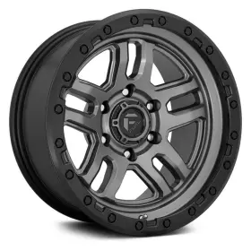 D70117908445 Fuel D701 Ammo Wheels 17x9 -12 6x139.7 106.1 Gunmetal Rims Set Of 4