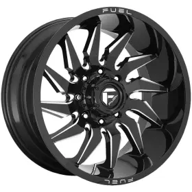 D74420908257 Fuel D744 Saber 20x9 8x6.5 Inch 20mm Black/milled Wheel Rim 20