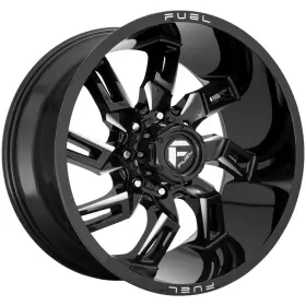 D74720908950 Fuel D747 Lockdown 20x9 6x135 1mm Black/milled Wheel Rim 20 Inch