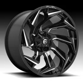 D75320909857 Fuel 4/fuel D753 Reaction Gloss Black Milled 20x9 6x135 / 6x5.5 20mm
