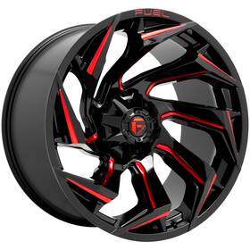 Fuel D75520909857 D755 Reaction 20x9 6x135/6x5.5 Inch 20mm Black/red Wheel Rim 20