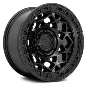 D78617907545 Fuel D786 Unit Wheels 17x9 -12 5x127 71.5 Black Rims Set Of 4