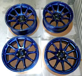 D79420908950 Fuel D794 Variant Dark Blue Wheels 20x9 1 Offset 6x135 Set Of 4 Rims - New