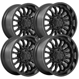 D79622001747 Fuel Set Of 4 D796 Arc 22x10 8x170 -18mm Blackout Wheels Rims 22 Inch
