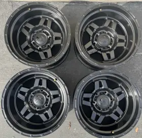 D79917908435 Fuel 4 - 17x9 6 X 5.5 -38 Offset Oxide Black 40000001100162 W250
