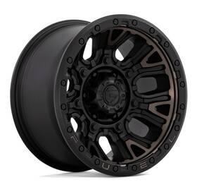 Fuel D82417908445 D824 Traction 17x9 6x139.7 Et-12 Matte Black With Double Dark Tint Qty Of 1