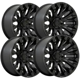 D8312000b447 Fuel Set Of 4 D831 Quake 20x10 5x5.5 Inch -18mm Blackout Wheels Rims 20