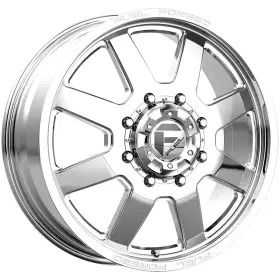 Df0924828d Fuel Ff09d Dually Front 24x8.25 8x6.5 Inch Polished Wheel Rim 24