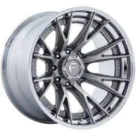 Fc402ap22108718n Fuel Fusion Forged Catalyst 22x10 8x170 -18mm Platinum/chrome Wheel Rim 22 Inch