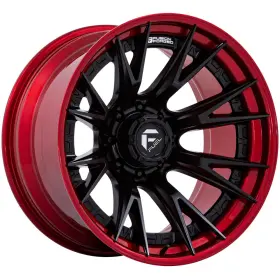 Fc402mq22128744n Fuel Fusion Forged Fc402 Catalyst 22x12 8x170 -44mm Black/red Wheel Rim 22 Inch