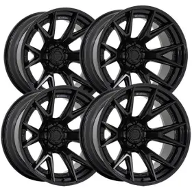 Fc402mx20906320 Fuel Set Of 4 Fusion Forged Catalyst 20x9 6x135 20mm Double Black Wheels Rims