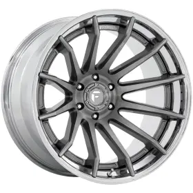 Fc403ap22105018n Fuel Fusion Forged Burn 22x10 5x5 Inch -18mm Platinum/chrome Wheel Rim 22