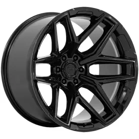 Fc854bx22106818n Fuel Fc854 Flux 6 22x10 6x5.5 Inch -18mm Gloss Black Wheel Rim 22