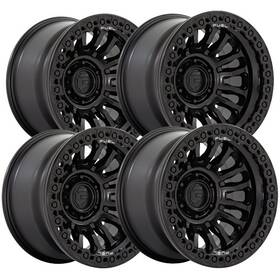 Fuel Fc857mb20908801 Set Of 4 Fc857 Rincon 20x9 8x180 1mm Double Black Wheels Rims 20 Inch