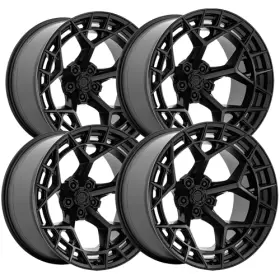 Fc873mx20105018n Fuel Set Of 4 Fc873 Charger 5 20x10 5x5 Inch -18mm Blackout Wheels Rims 20