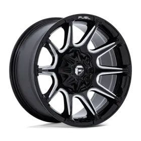 Fc880be20108818n-4n Fuel Fc880 Super C 20x10 -18 Gloss Black Milled Wheel Rim 8x180 Qty 4