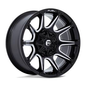 Fuel Fc880be20908001 Fc880 Super C Gloss Black Milled 20x9 8x6.5 1mm