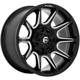 Fuel Fc880be20908701 Fc880 Super C 20x9 8x170 1mm Black/milled Wheel Rim 20 Inch