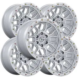 Fc881sd20106818n Fuel Set Of 5 Fc881 Surge 20x10 6x5.5 Inch -18mm Silver Wheels Rims 20