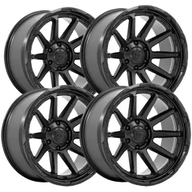 Fc887mx22905001 Fuel Set Of 4 Fc887 Circuit 22x9 5x5 Inch 1mm Matte Black Wheels Rims 22