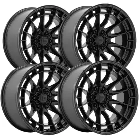 Fc888mx18906820 Fuel Set Of 4 Fc888 Revolt 18x9 6x5.5 Inch 20mm Matte Black Wheels Rims 18
